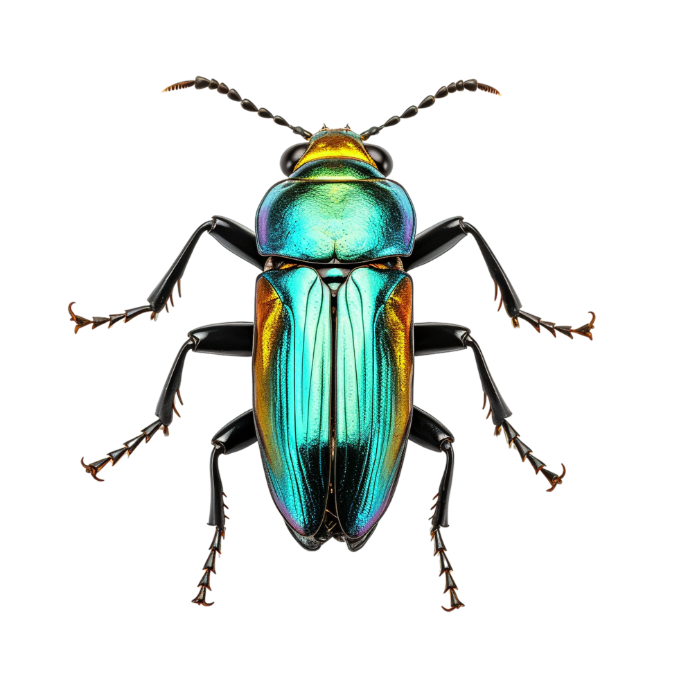 Macro insect isolated against transparent background png