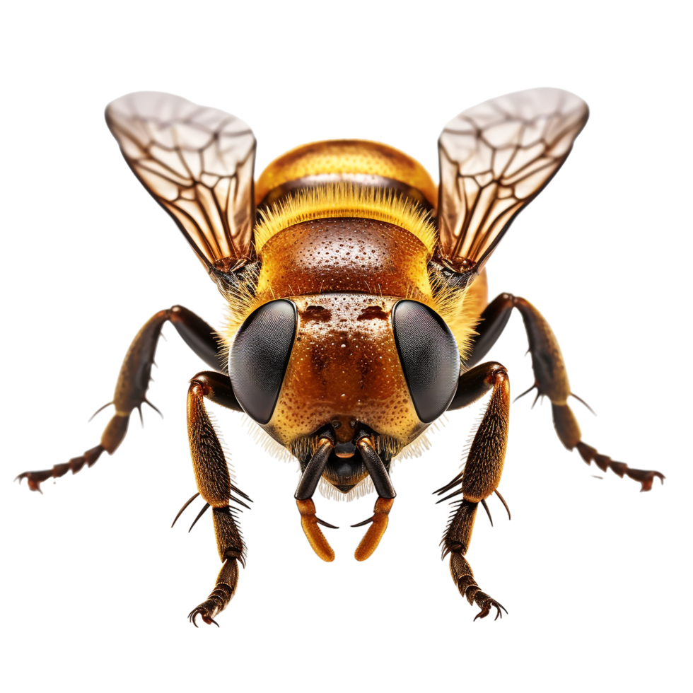 Macro insect isolated against transparent background png