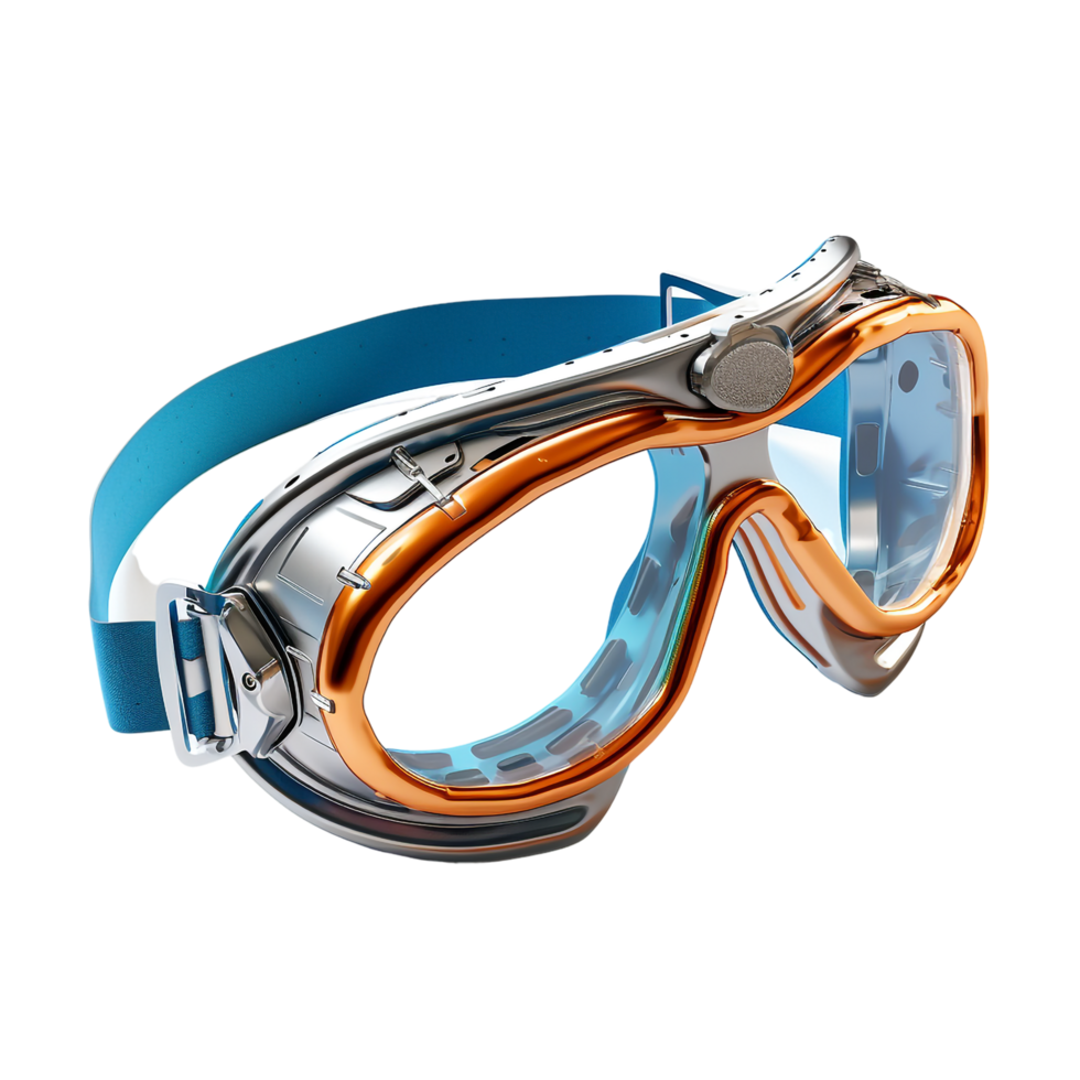 Ski goggles against transparent background png