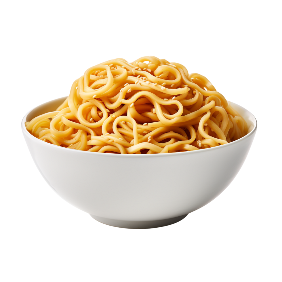 Noodles against transparent background png