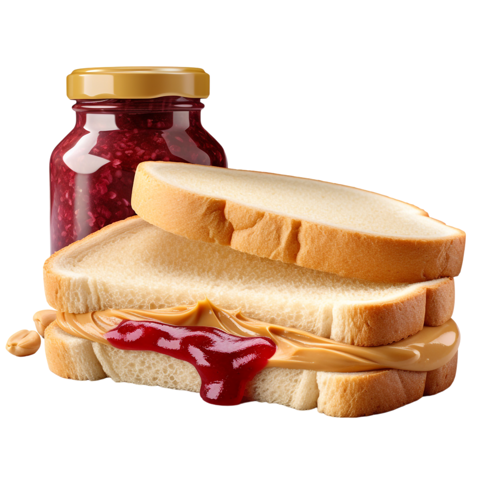 Peanut Butter and Jelly against transparent background png