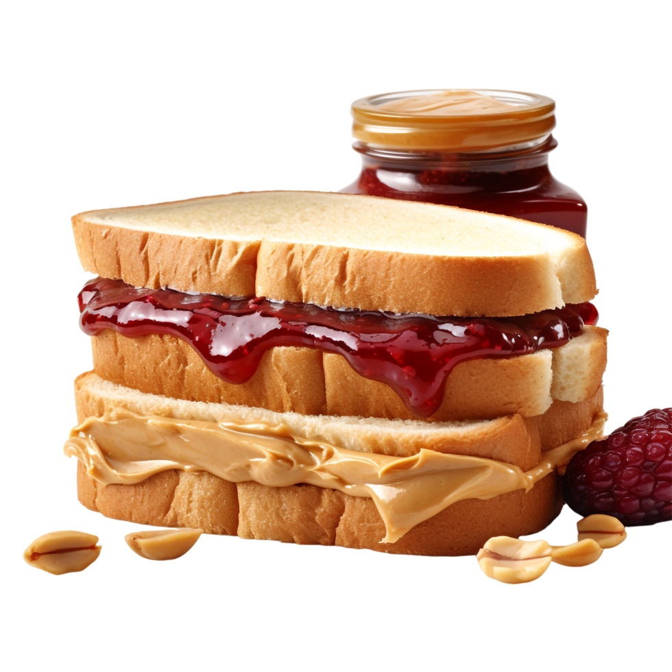 Peanut Butter and Jelly against transparent background png