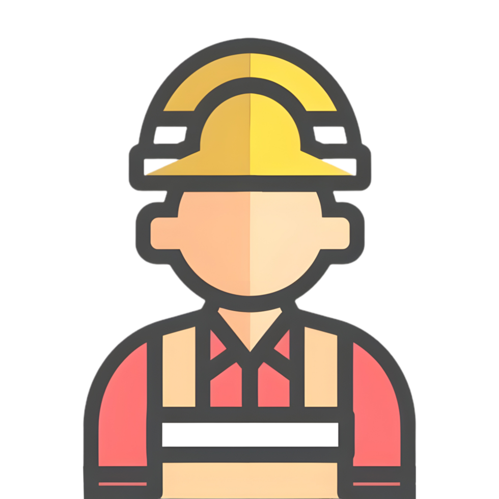 Architect icon against transparent background png
