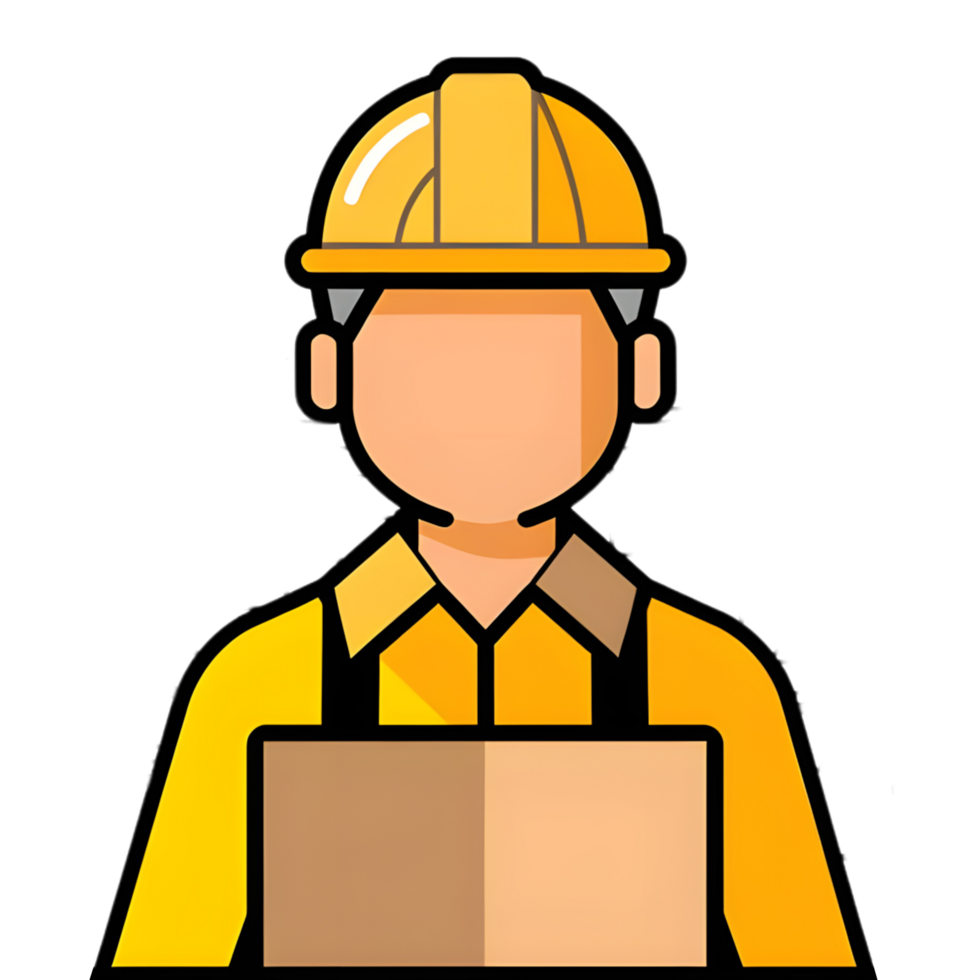 Architect icon against transparent background png