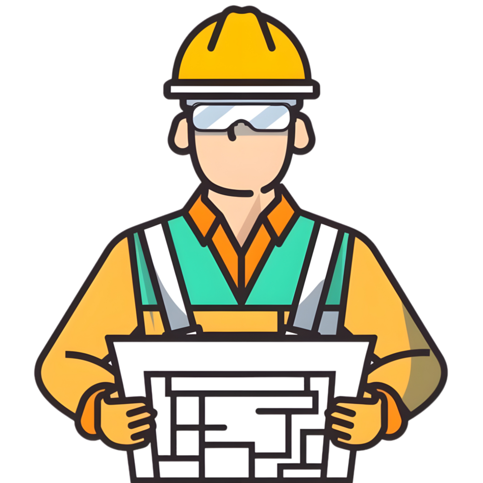 Architect icon against transparent background png