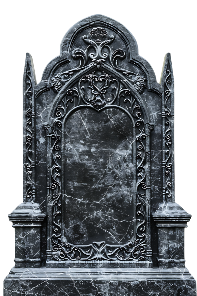 An image showing a blank tombstone isolated offered in high resolution png