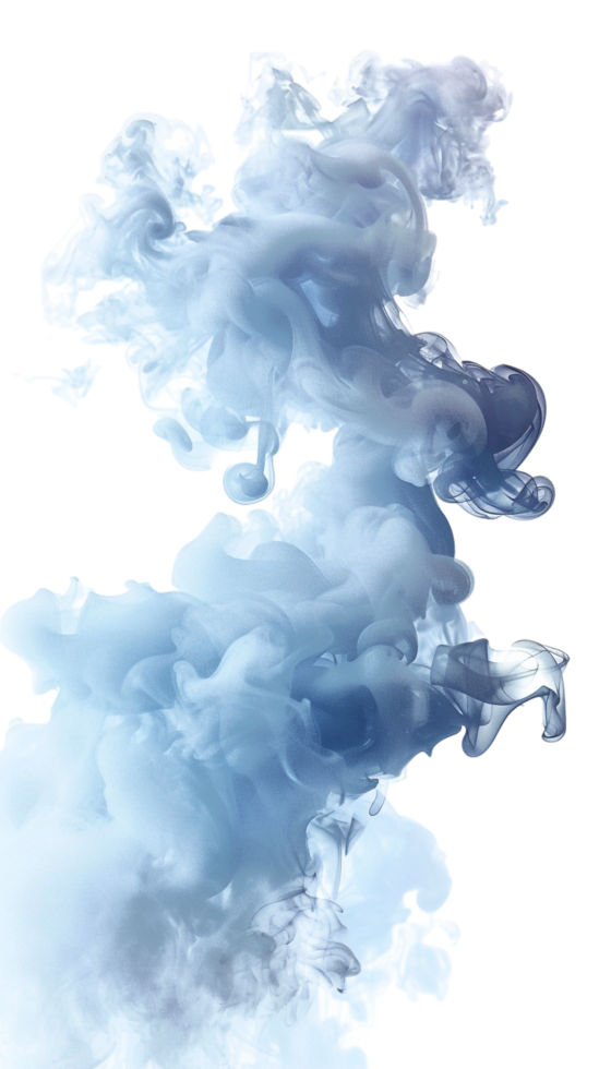 Realistic smoke effect on transparent background png