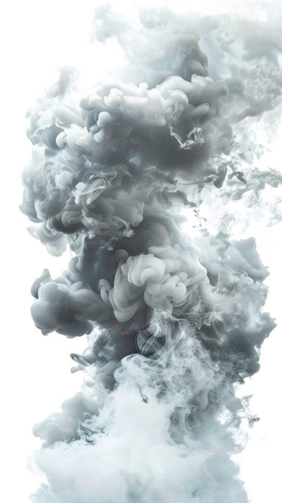 Realistic smoke effect on transparent background png