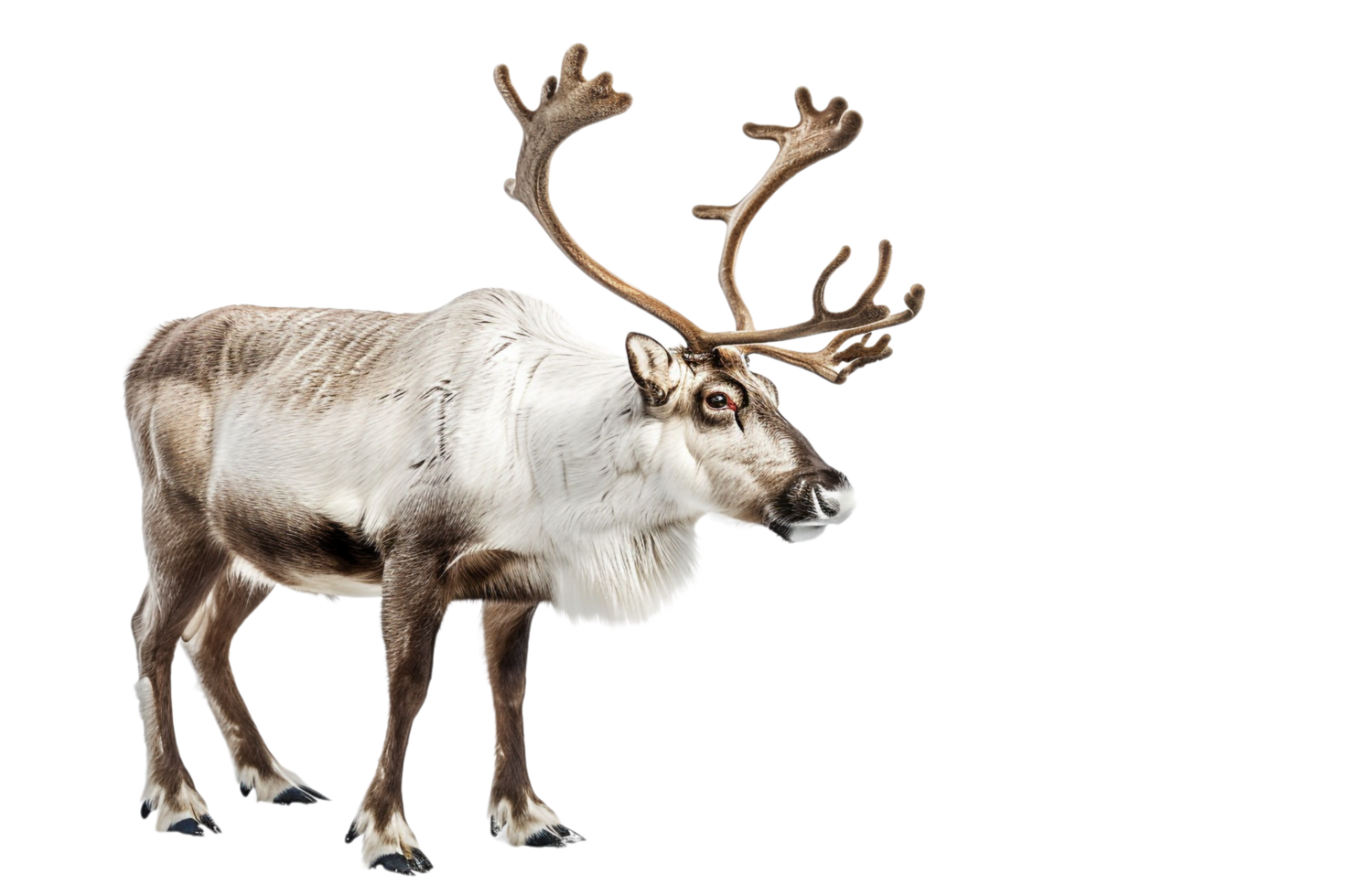 Reindeer isolated against transparent backdrop png