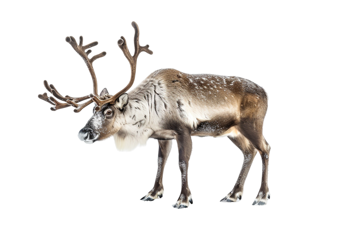 Reindeer isolated against transparent backdrop png