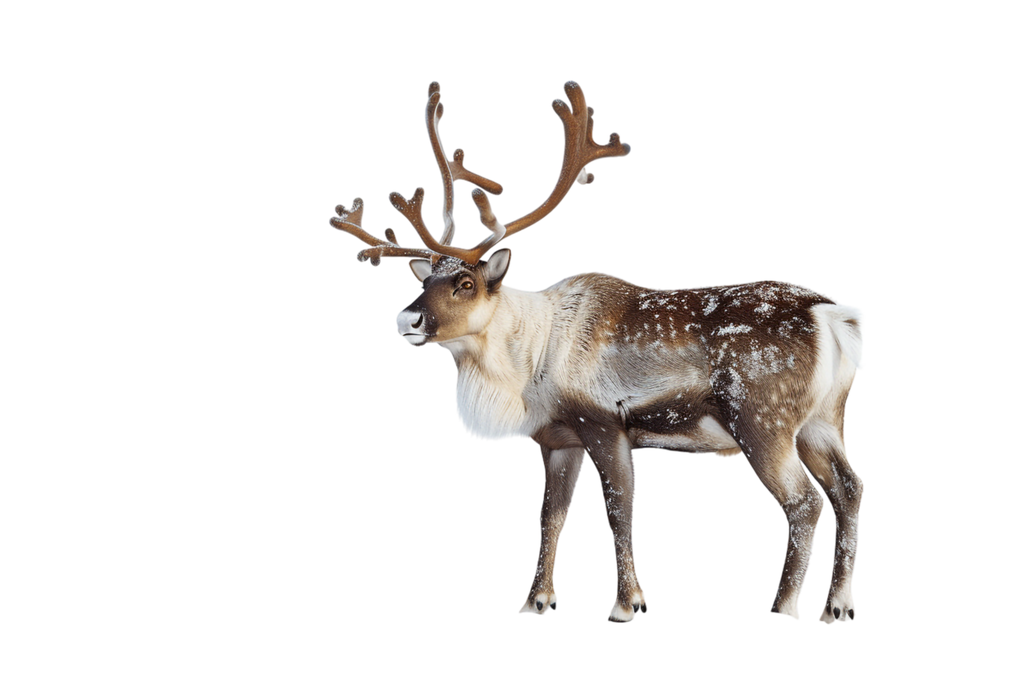 Reindeer isolated against transparent backdrop png
