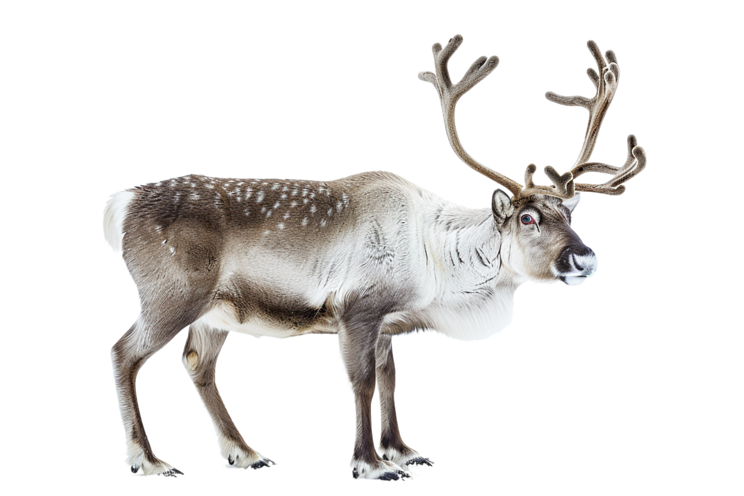 Reindeer isolated against transparent backdrop png