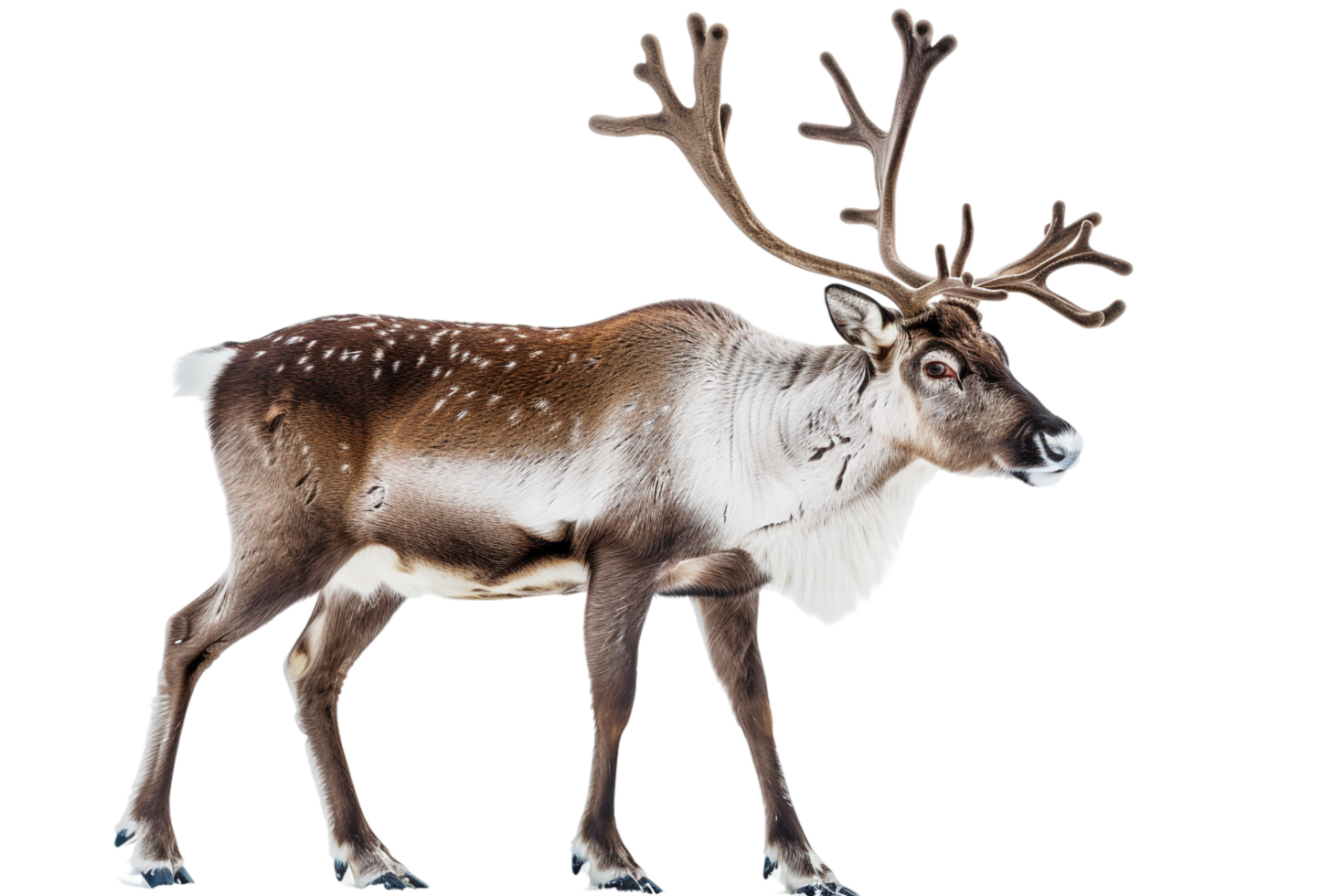 Reindeer isolated against transparent backdrop png