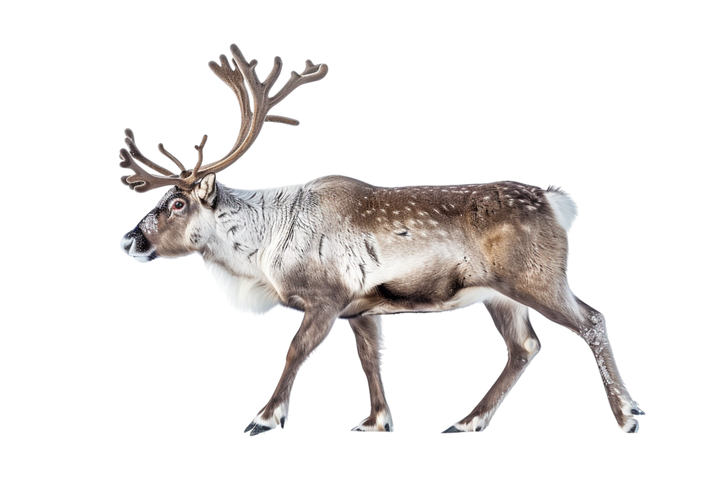 Reindeer isolated against transparent backdrop png