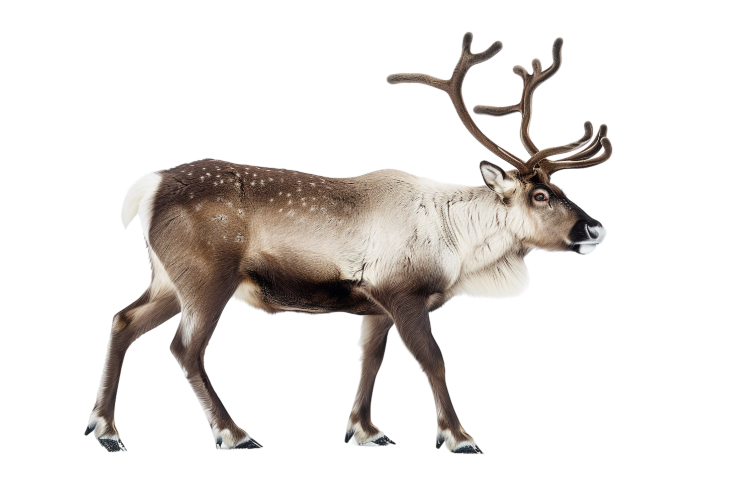 Reindeer isolated against transparent backdrop png