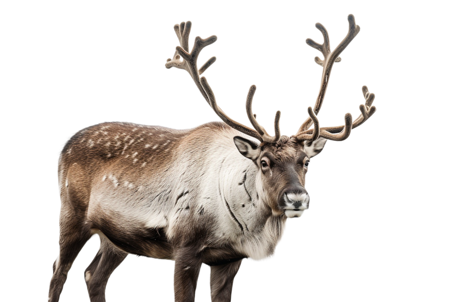 Reindeer isolated against transparent backdrop png