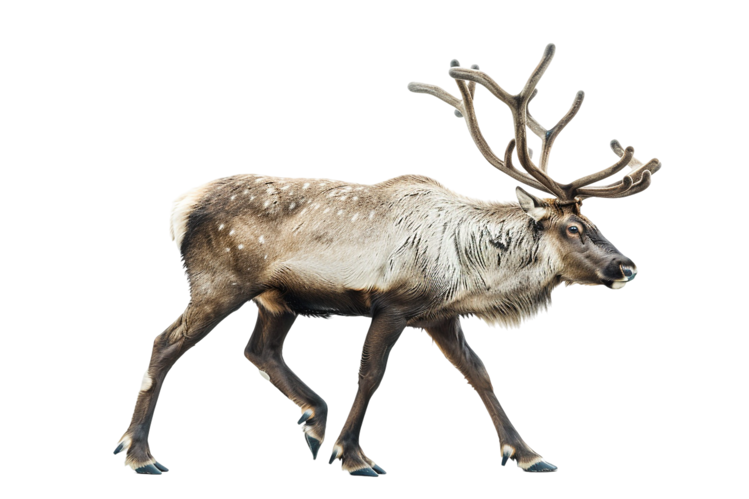 Reindeer isolated against transparent backdrop png