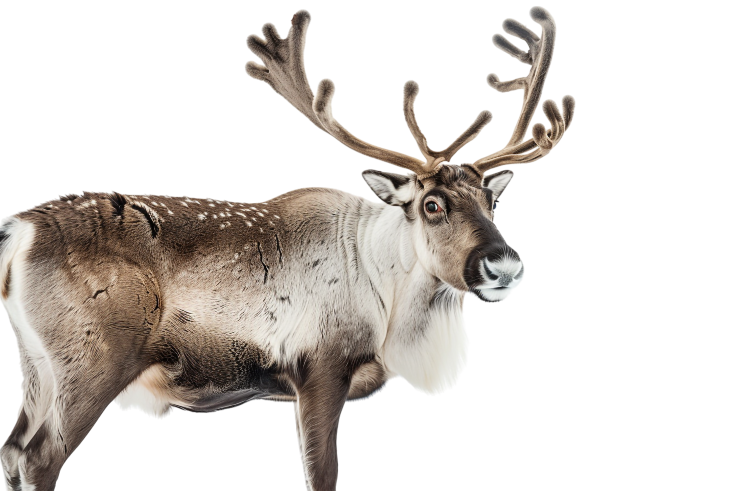 Reindeer isolated against transparent backdrop png