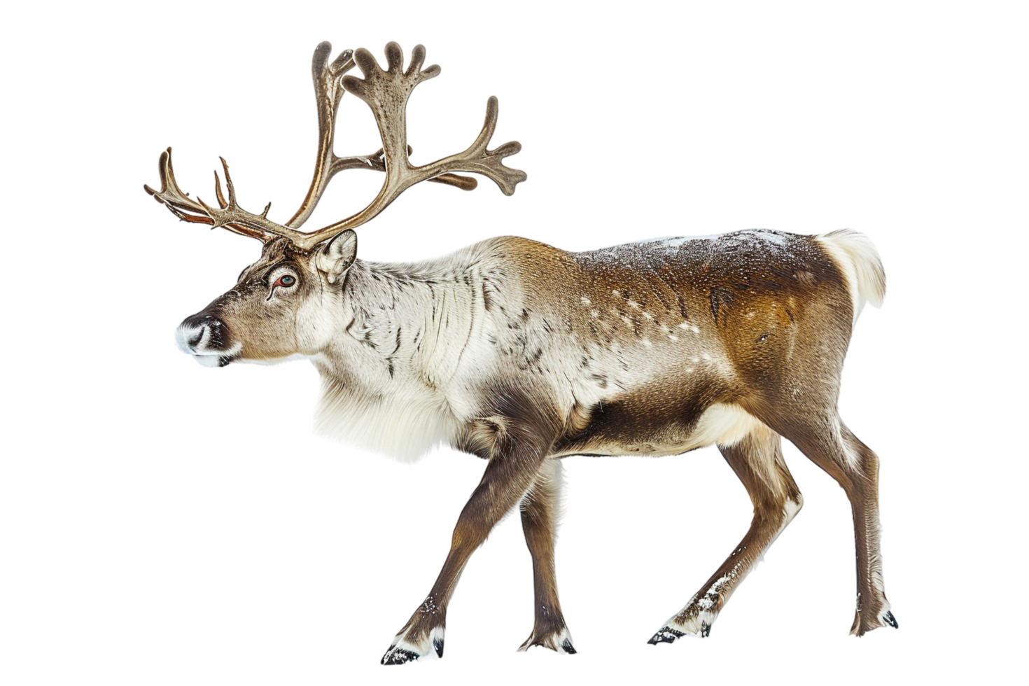 Reindeer isolated against transparent backdrop png