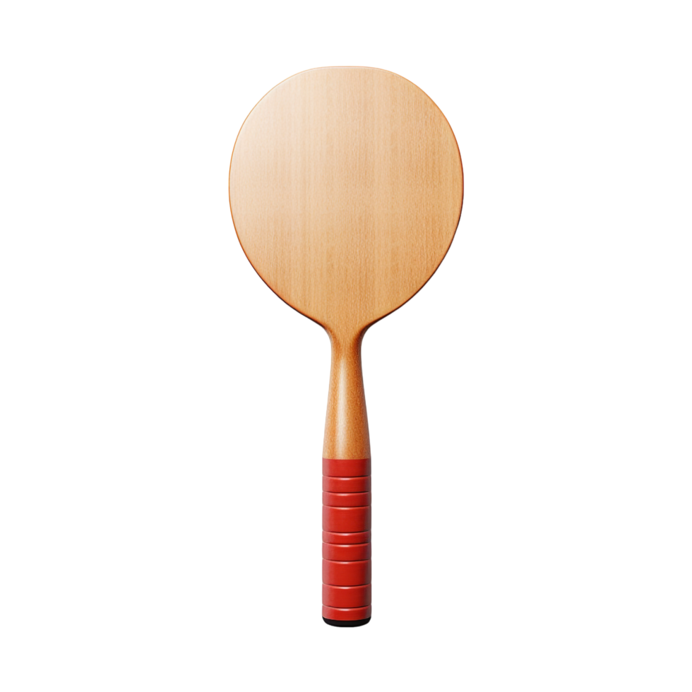 Ping pong paddle against transparent background png
