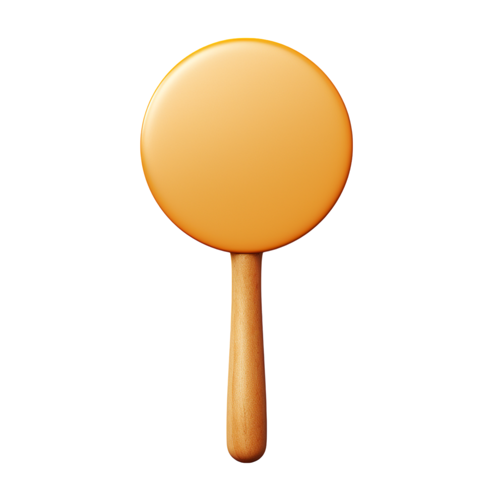 Ping pong paddle against transparent background png