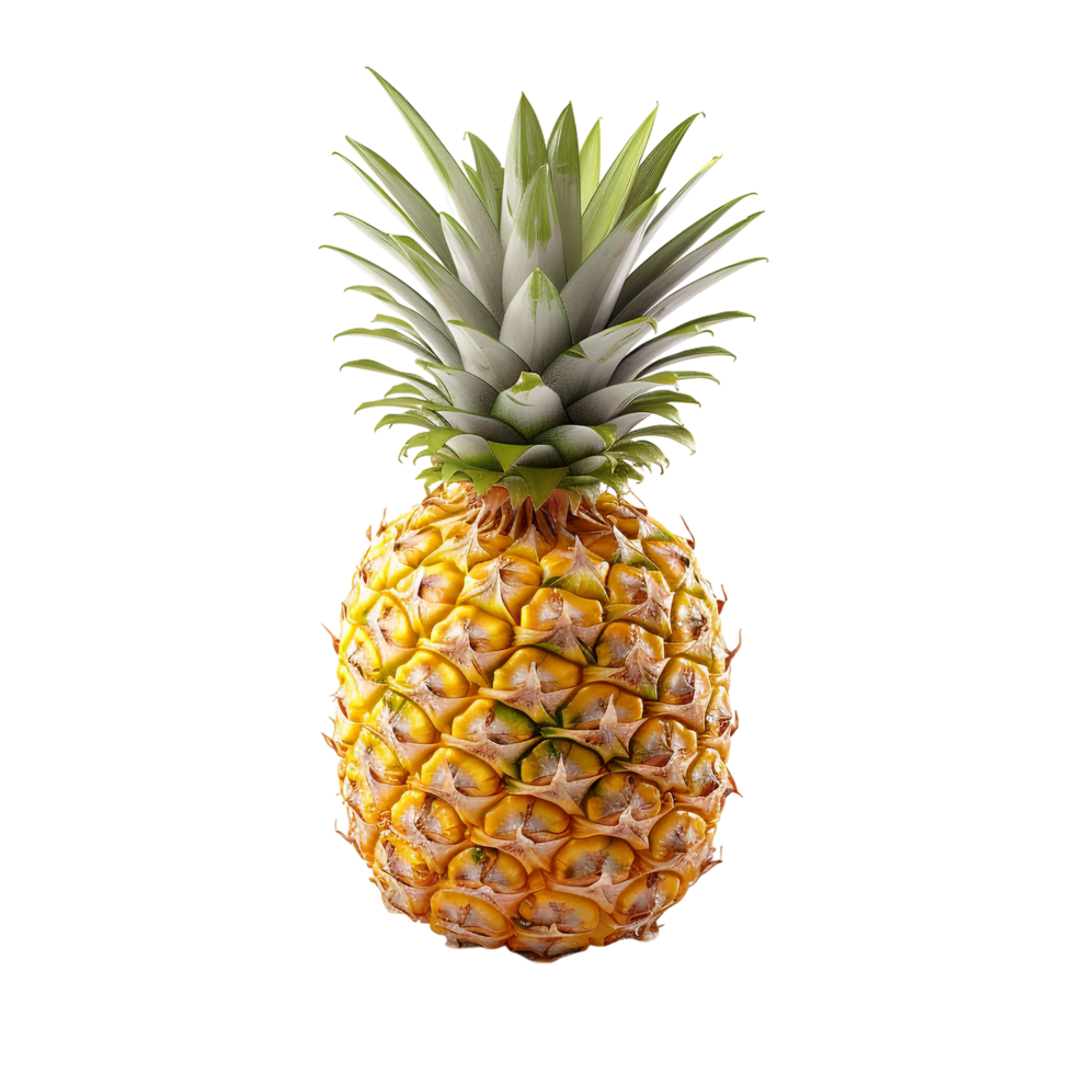 Pineapple against transparent background png