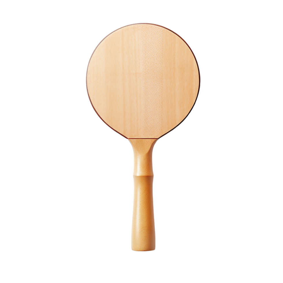 Ping pong paddle against transparent background png