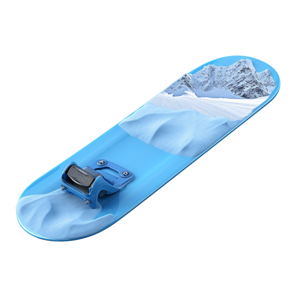 Snowboard against transparent background png