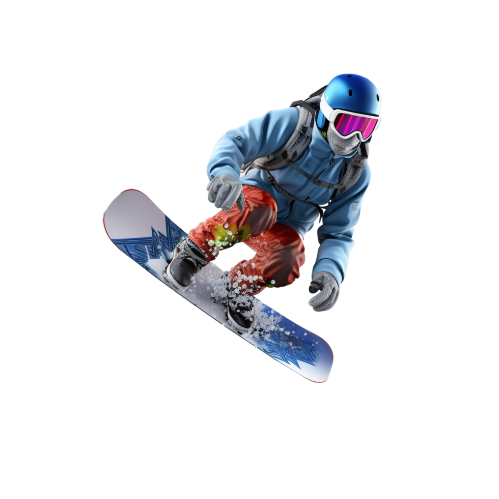 Snowboard against transparent background png