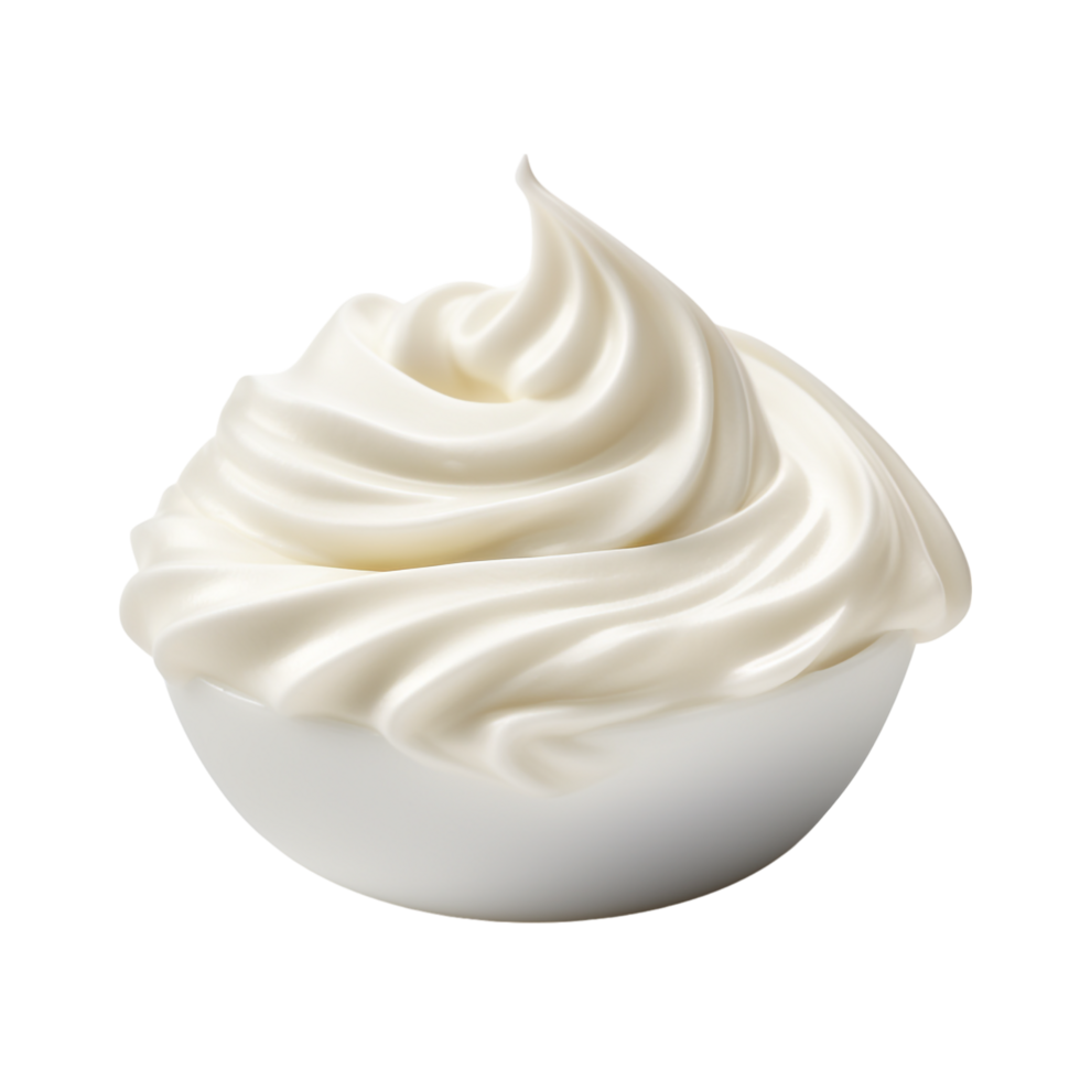 Sour Cream against transparent background png