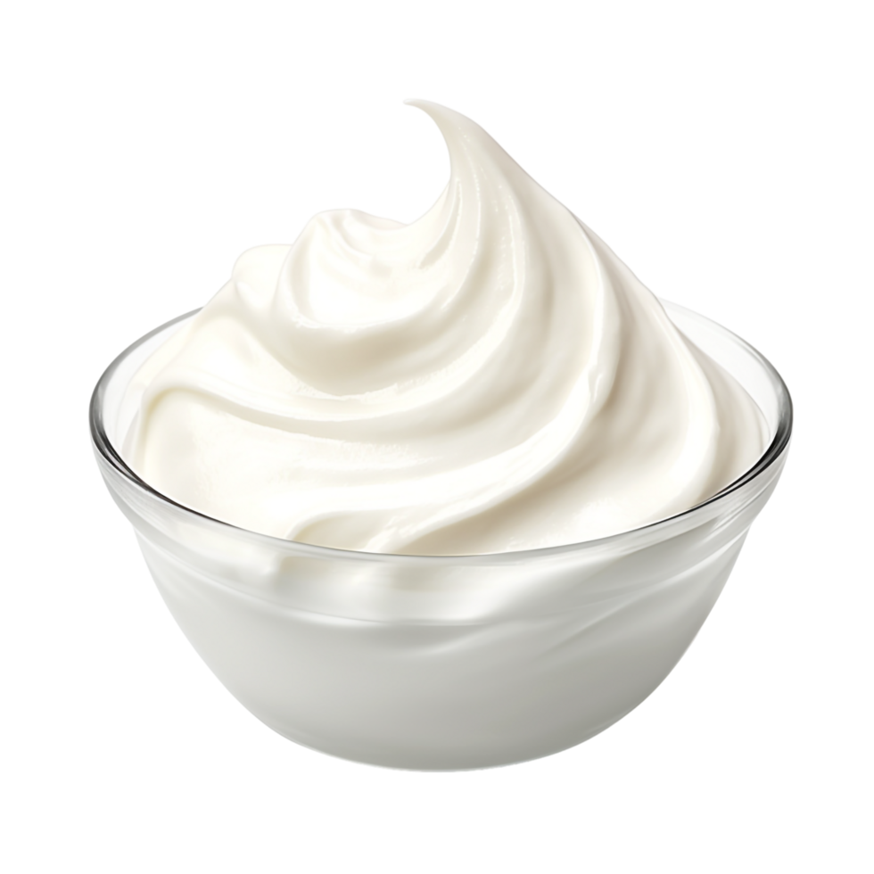 Sour Cream against transparent background png