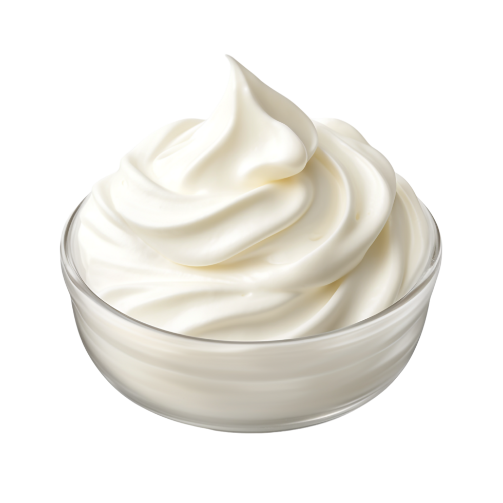Sour Cream against transparent background png