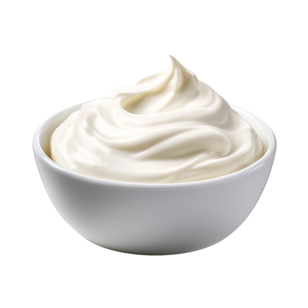Sour Cream against transparent background png