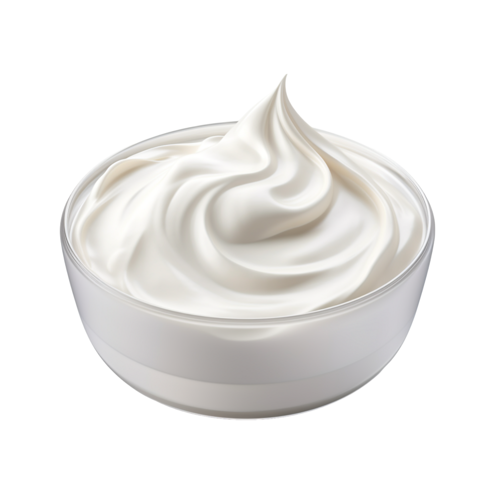 Sour Cream against transparent background png