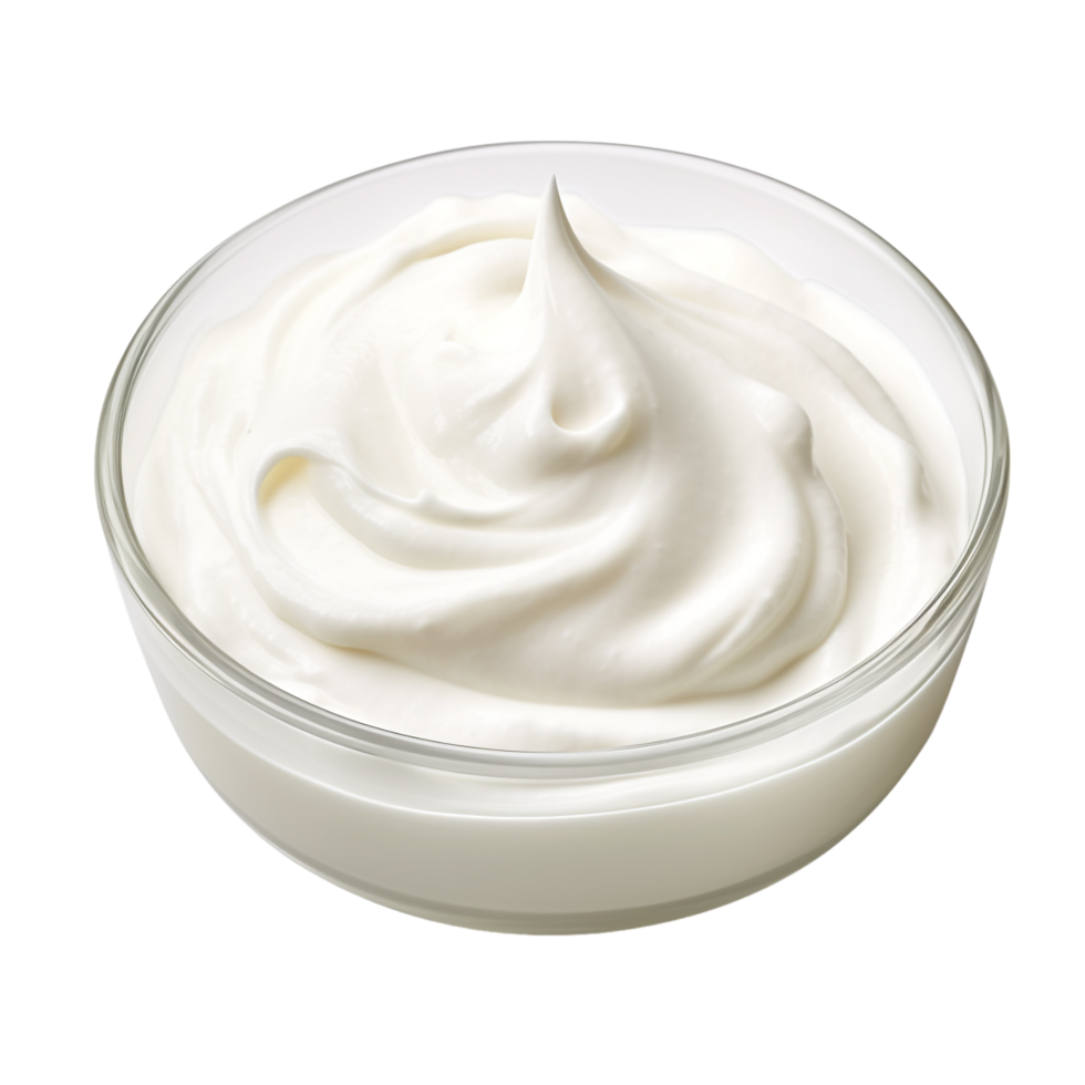 Sour Cream against transparent background png