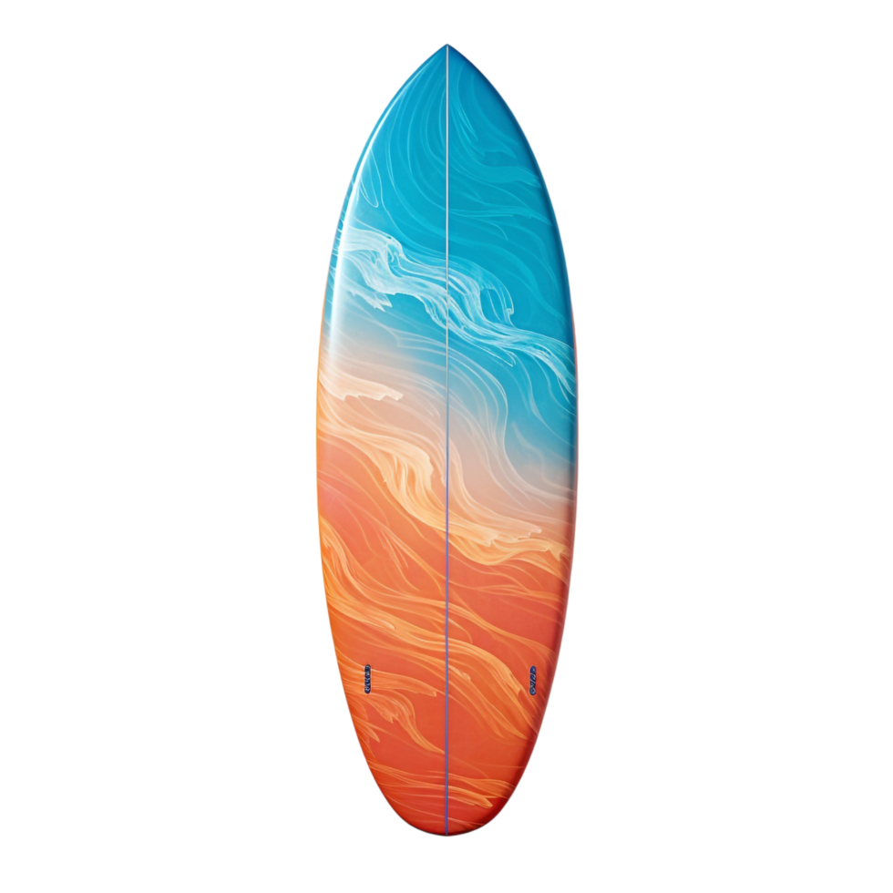 Surfboard against transparent background png