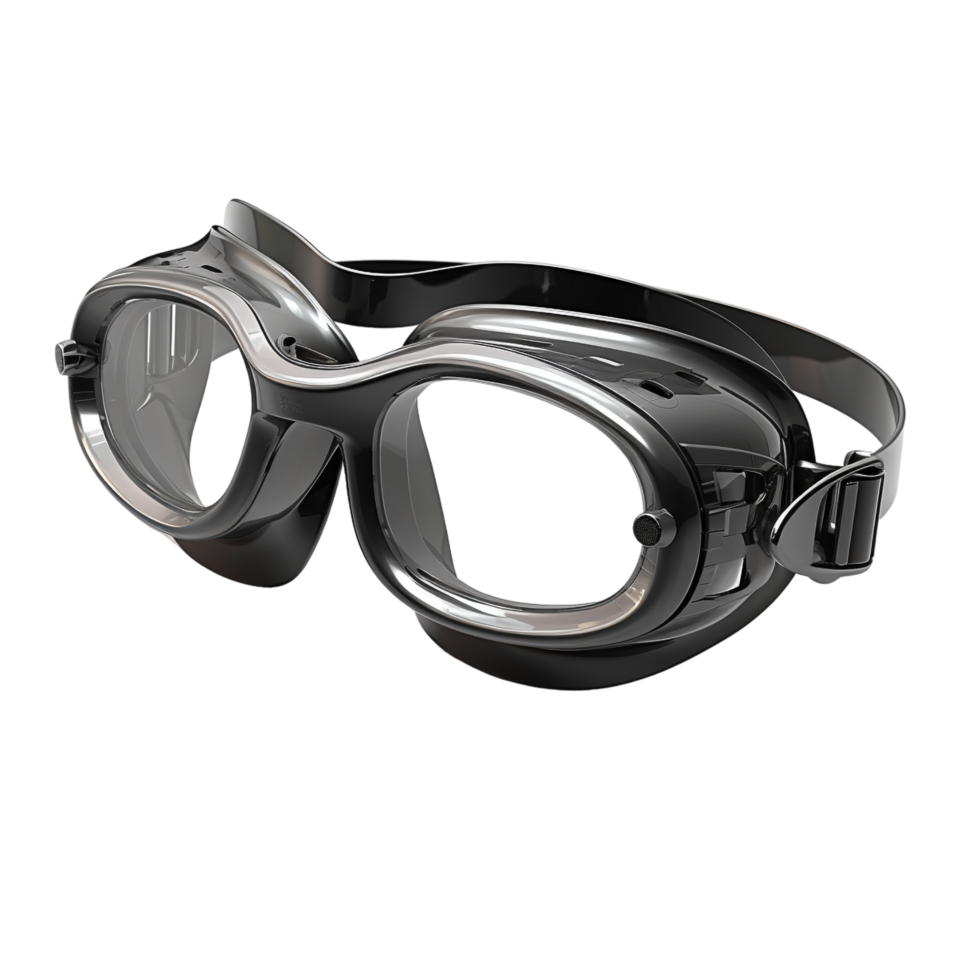 Swimming goggles against transparent background png