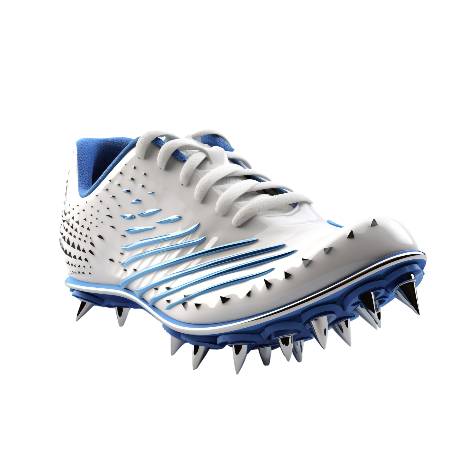 Track spikes against transparent background 47826685 PNG
