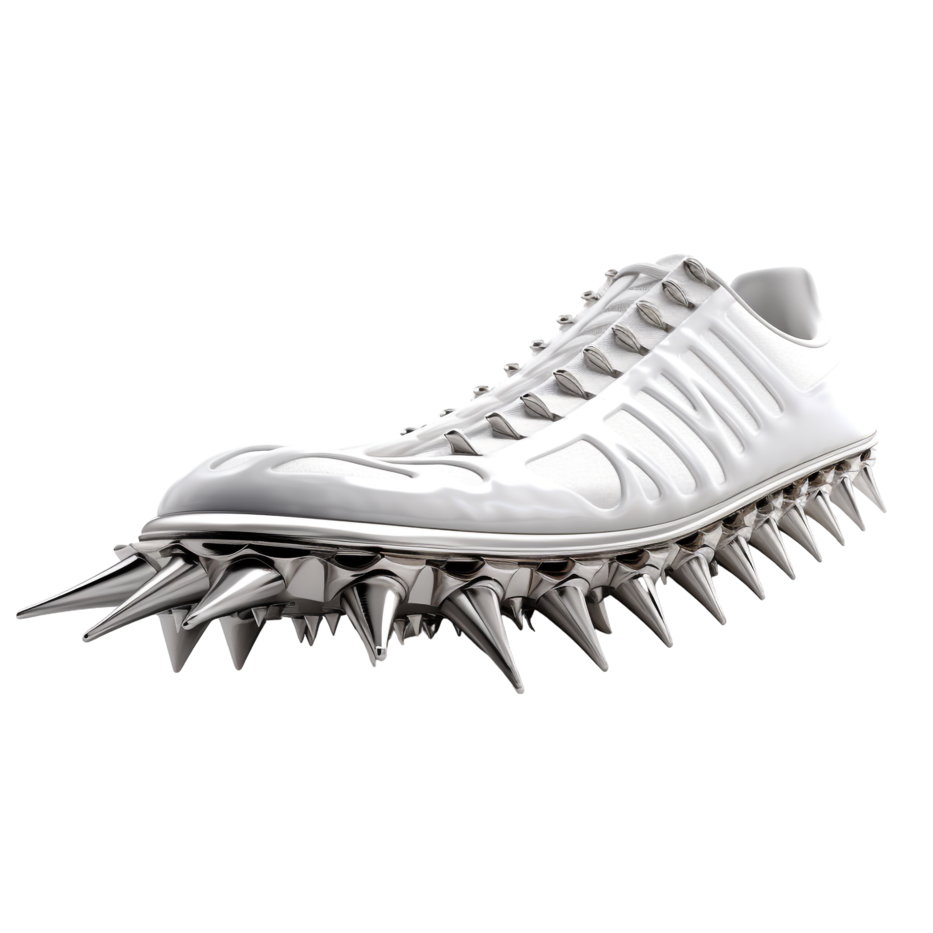 Track spikes against transparent background 47826688 PNG