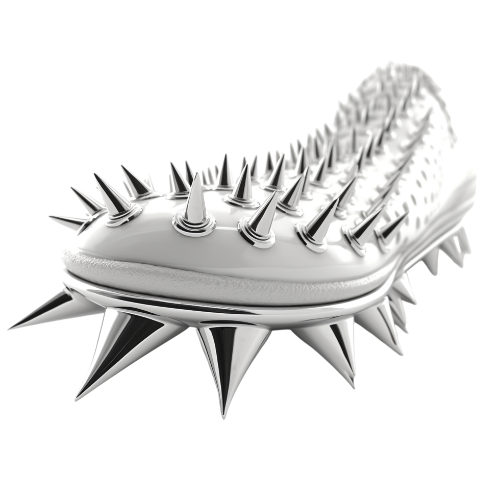 Track spikes against transparent background png