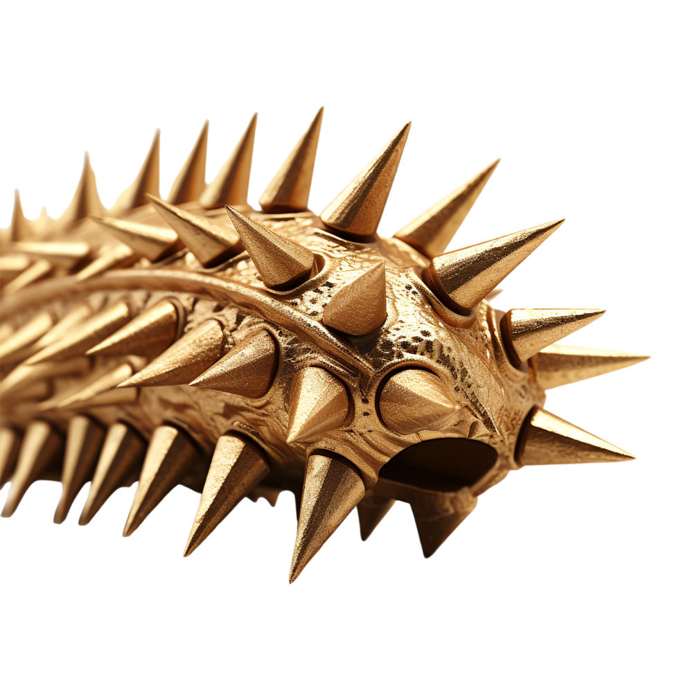 Track spikes against transparent background png