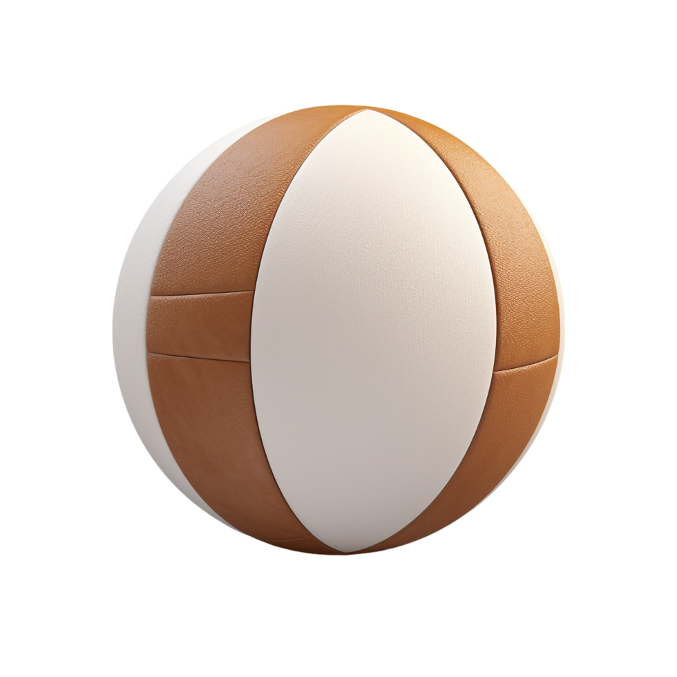 Volleyball against transparent background png