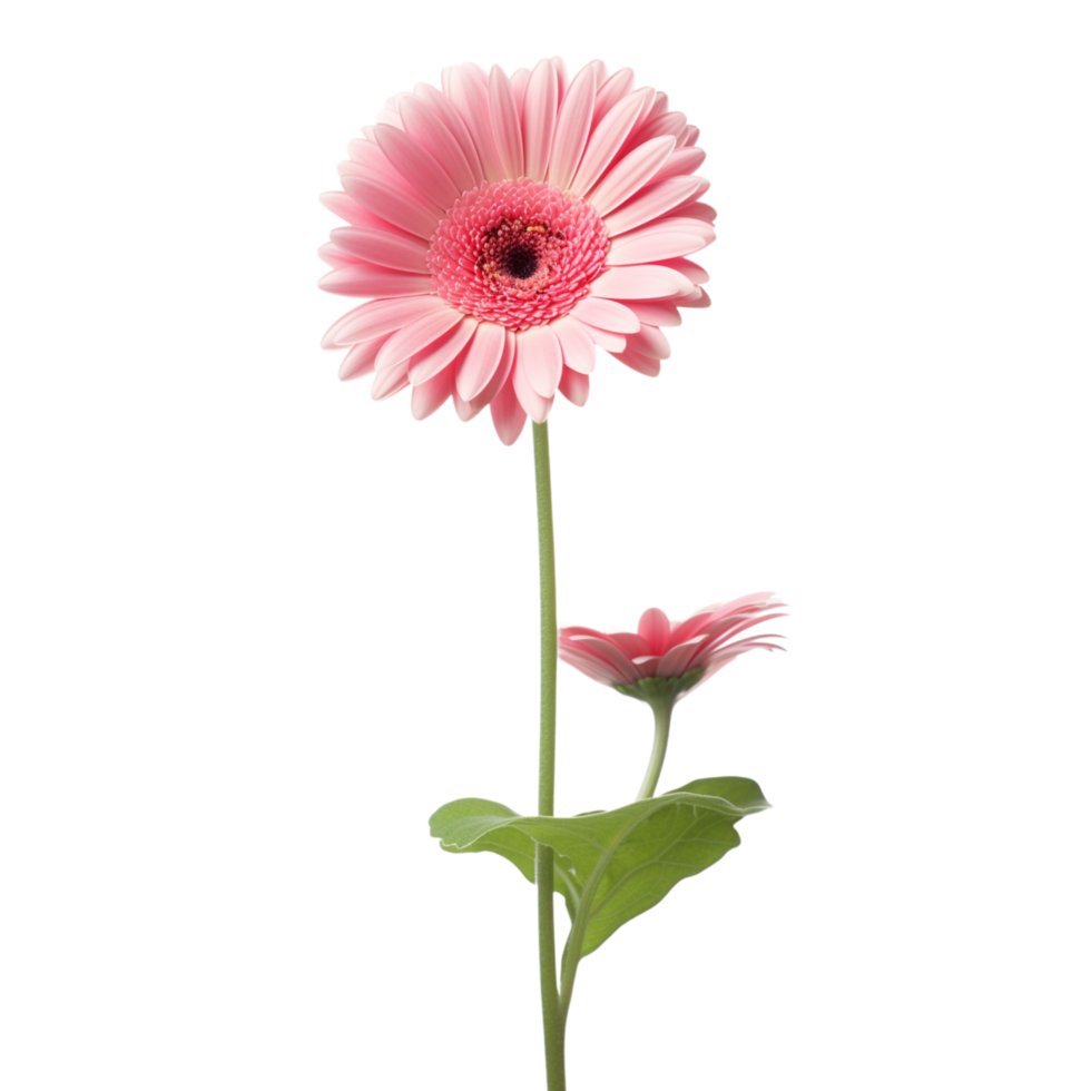 Gerbera Daisy flower on transparent background png