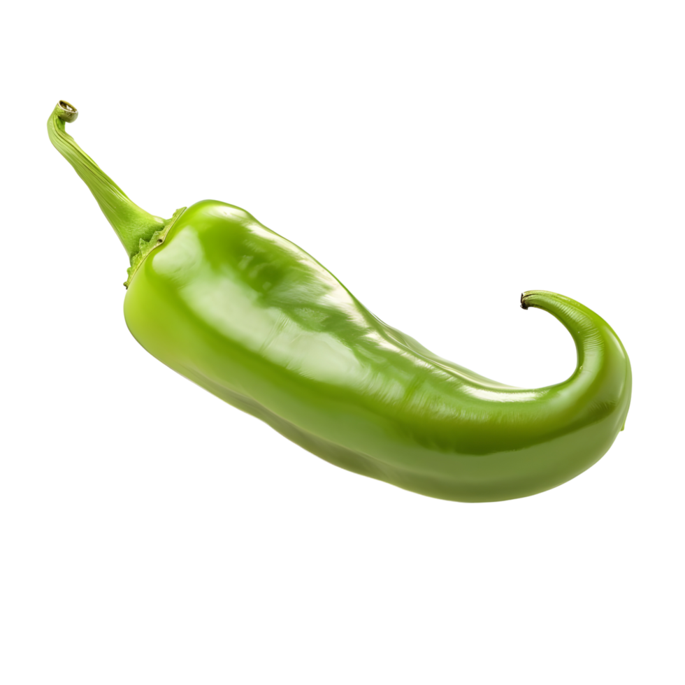 A serrano chili with cut against transparent background png