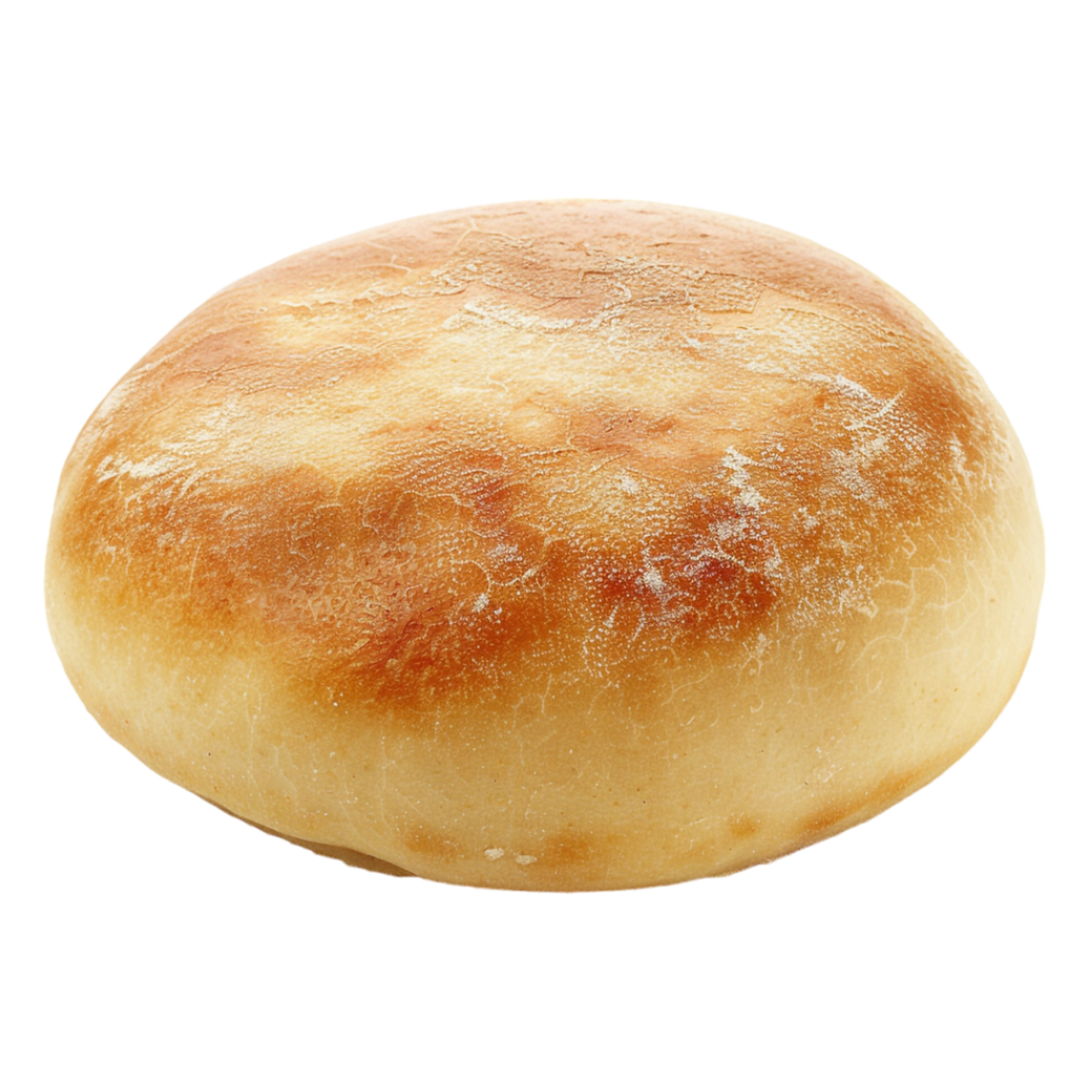 Round dough isolated against transparent background png