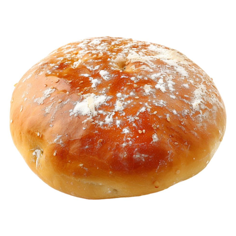 Round dough isolated against transparent background png