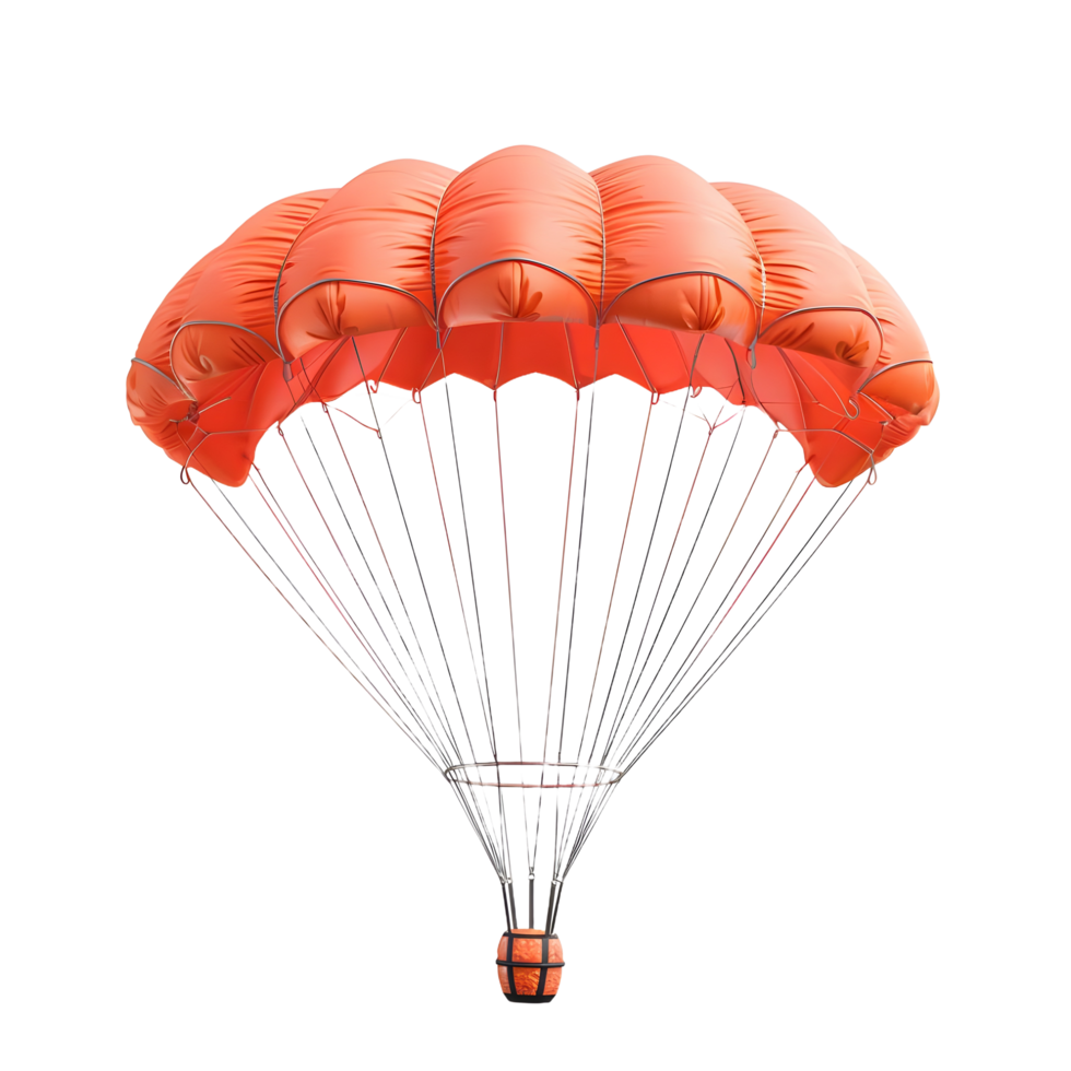 3D-rendered isolated parachute on a transparent background png