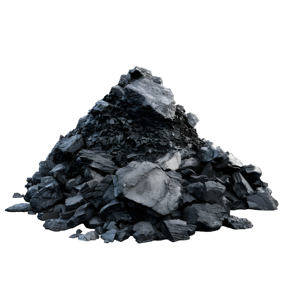 Ash on transparent background high detail png