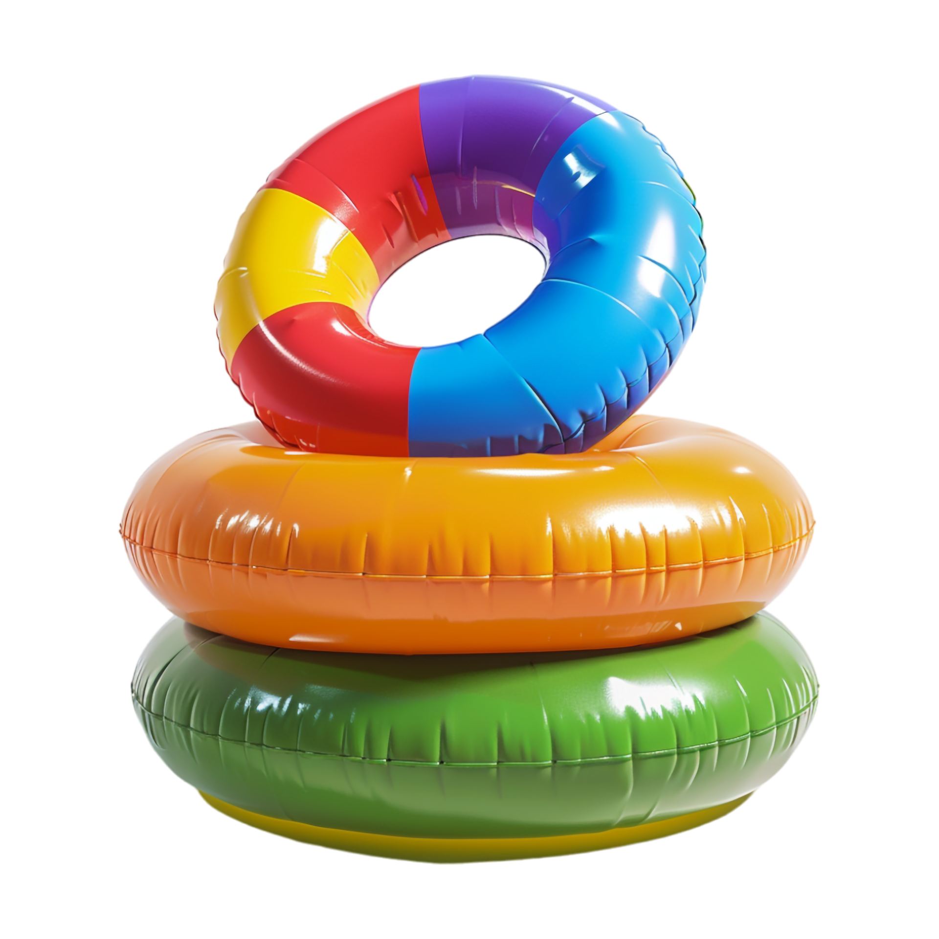 Beautiful Colorful inflatable floaties on Transparent Background 47827986 PNG