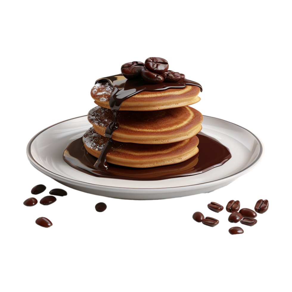 Schokolade Pfannkuchen auf transparent Hintergrund 47828031 PNG
